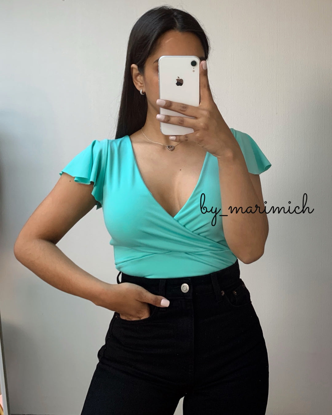 Tops vuelitos Aqua