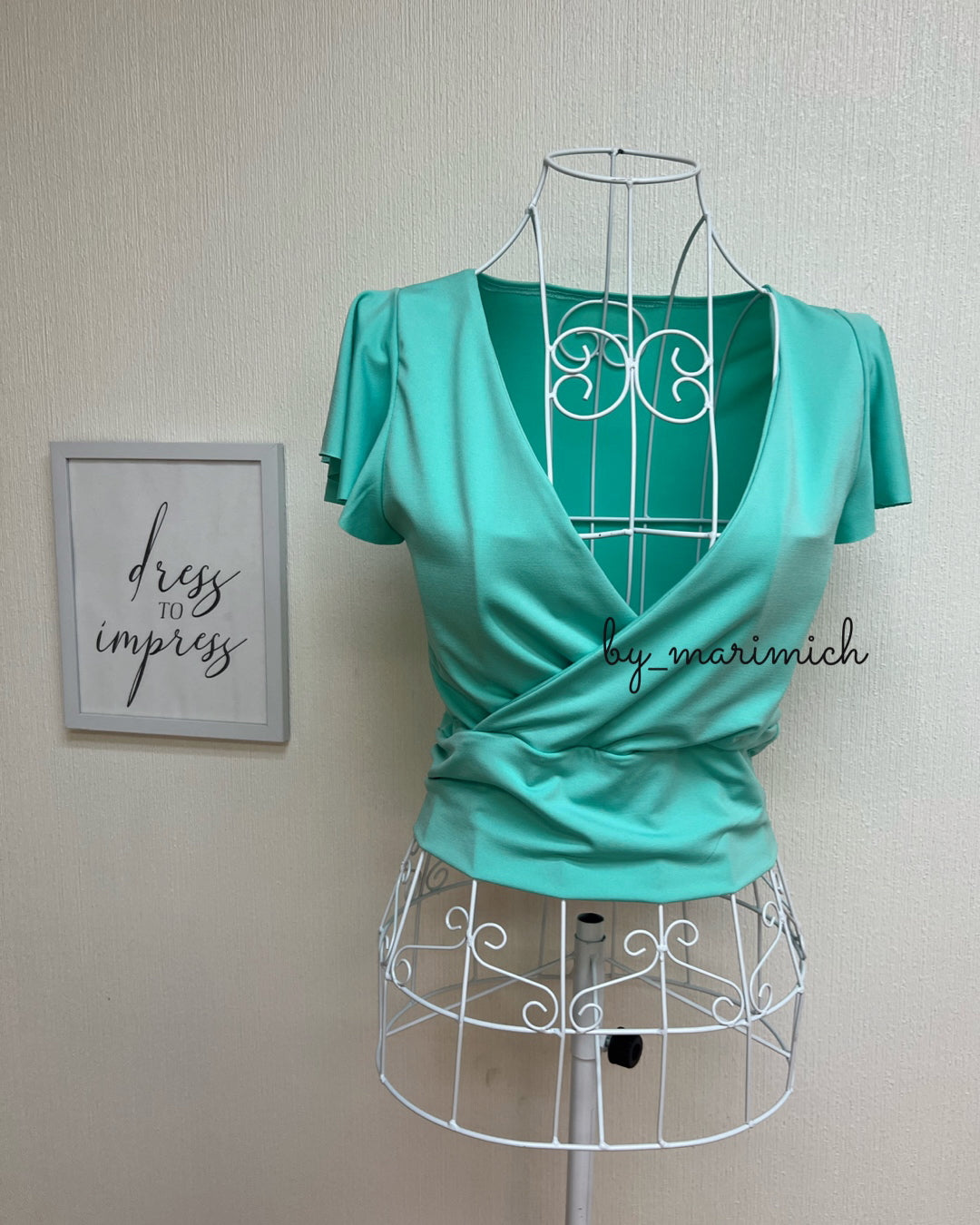 Tops vuelitos Aqua