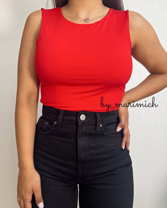 Body dupe zara basic rojo