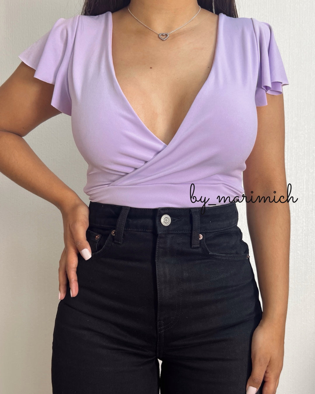 Tops vuelitos lila